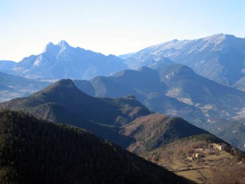 Panoràmica des del Mirador del Roc de la Lluna